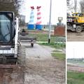 FOTO Stop za bagere: Na nasipu uz Savu radili stazu za bicikle, u dizajnu zaboravili na skulpture