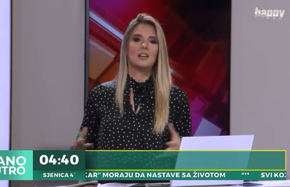 VIDEO Srpska voditeljica: 'Srbija je duplo manja, možda čak više nego duplo manja od Amerike'