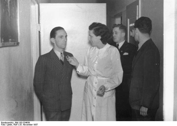 Joseph Goebbels und Leni Riefenstahl