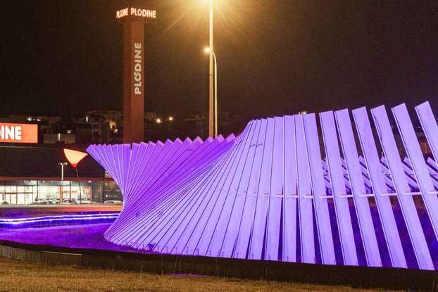 Pulski rotor svijetli ljubičasto povodom Dana epilepsije