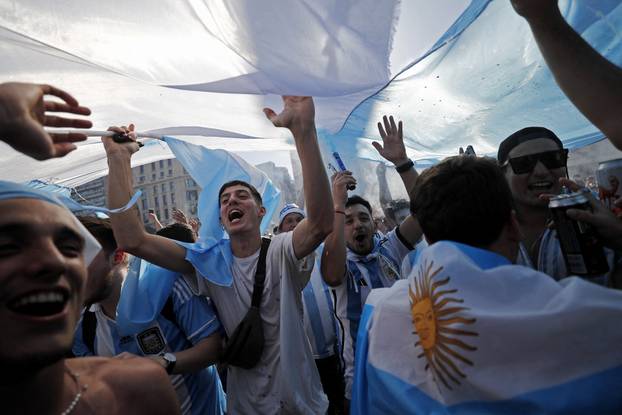 FIFA World Cup Final Qatar 2022 - Fans in Buenos Aires