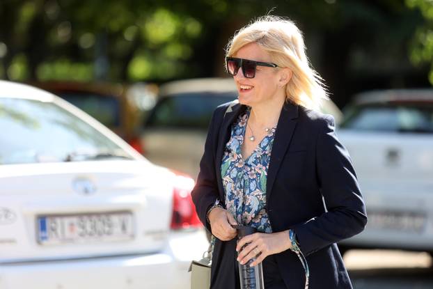 Rijeka: Kandidatkinja za gradonačelnicu Iva Rinčić glasovala je u drugom krugu lokalnih izbora