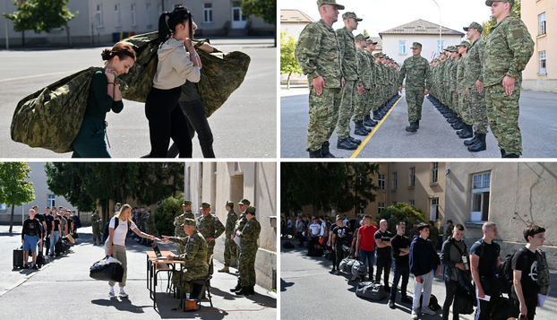 FOTO Pogledajte buduće vojnike i vojnikinje Hrvatske vojske