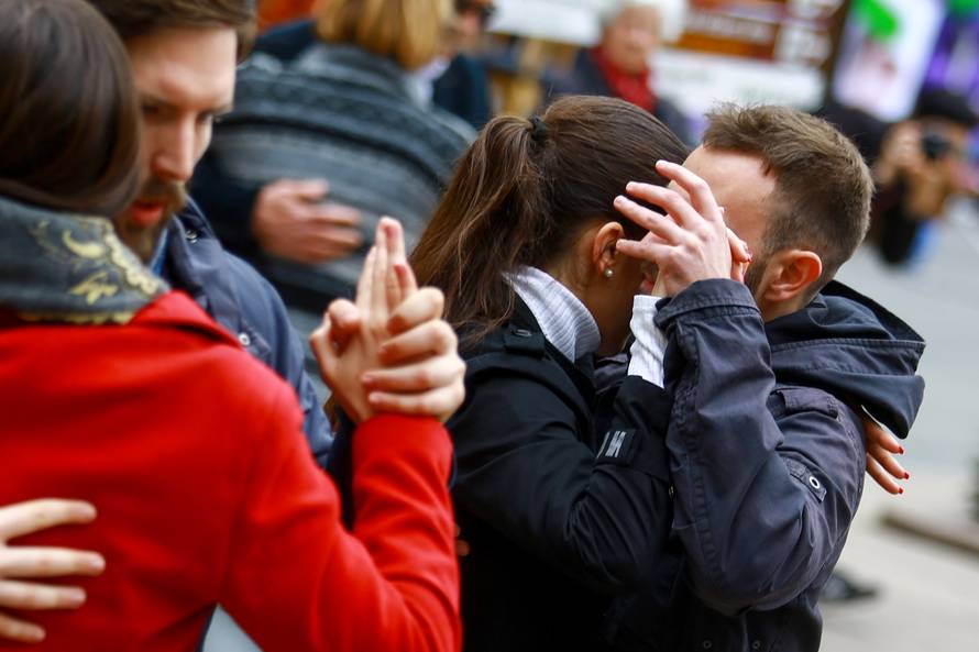 Zagreb: Tango flash mob iznenadio graÄane na Cvjetnom trgu