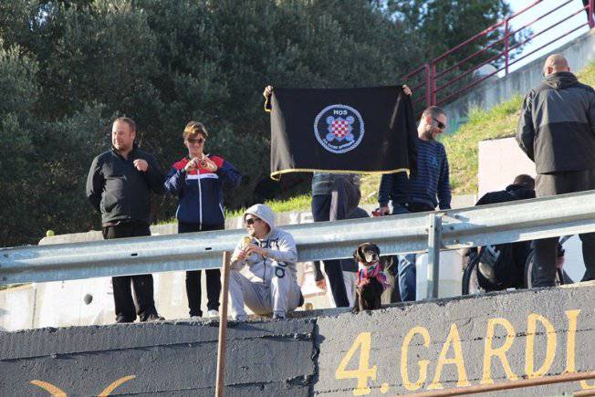 Torcida i branitelji spriječili su prebojavanje grafita  brigada...