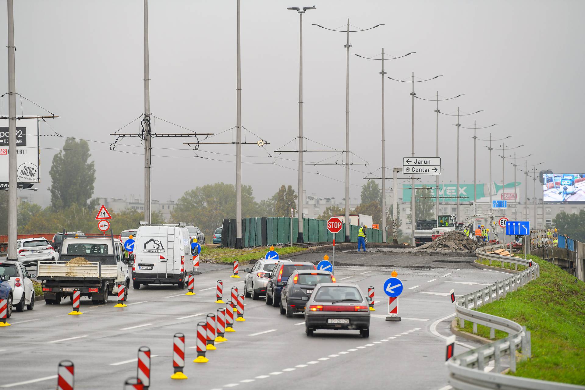 Zagreb: Prometni kolaps zbog radova na Jadranskom mostu