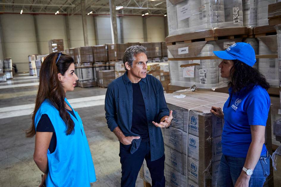 Goodwill Ambassador actor Ben Stiller visits Ukraine and Poland