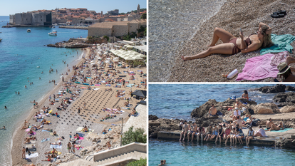 FOTO Stiže jesen, a na plaži u Dubrovniku se traži mjesto više!