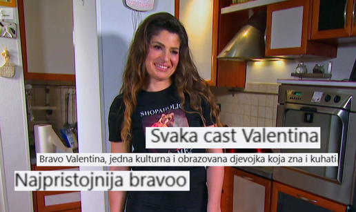 Pljušte same pohvale! Gledatelji oduševljeni Valentinom: 'Bravo, kulturna cura koja zna kuhati'