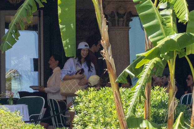 Dua Lipa and Callum Turner arrive at Villa Igiea ahead of wedding celebrations