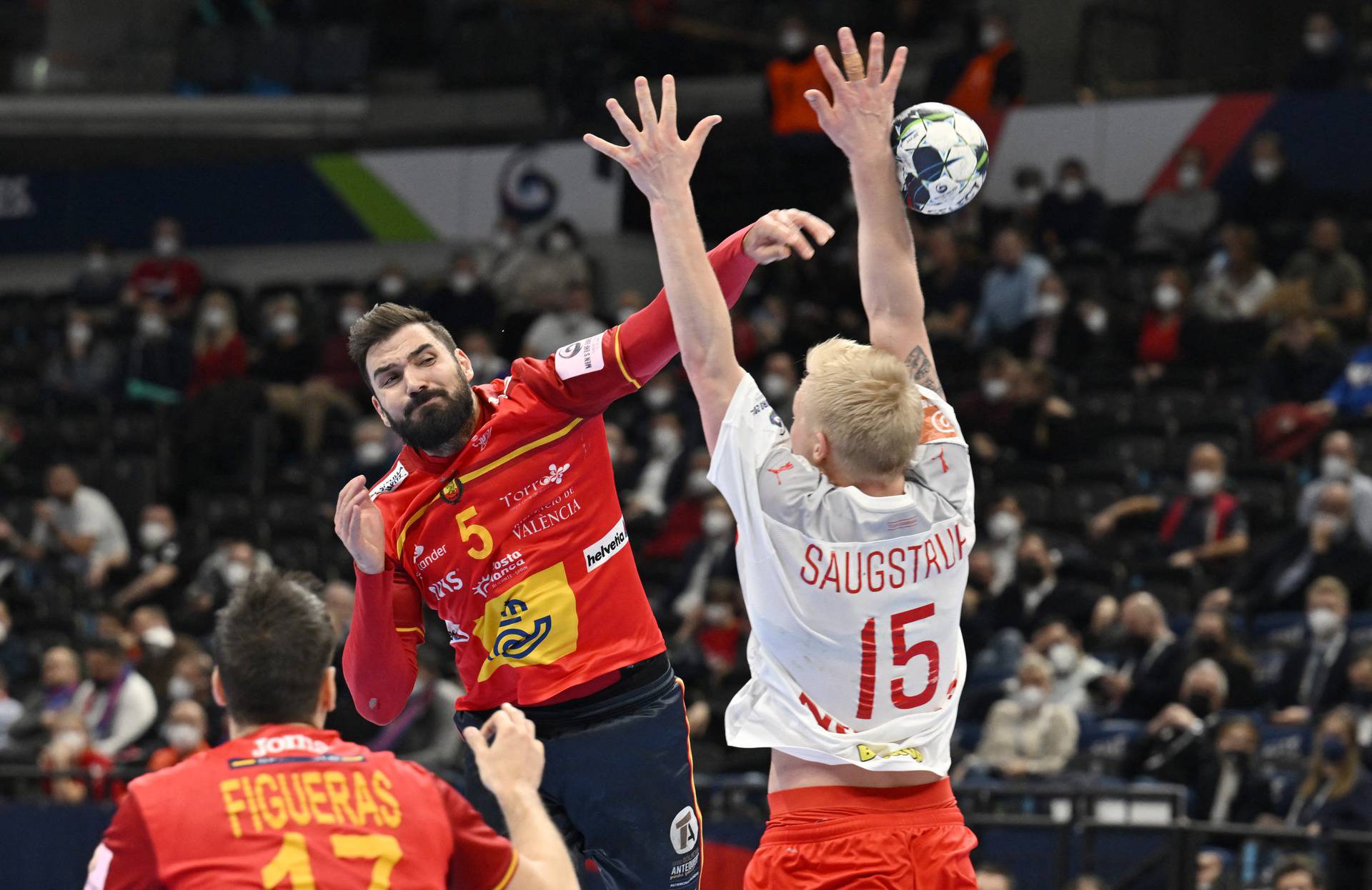 EHF 2022 Men's European Handball Championship - Semi Final - Spain v Denmark