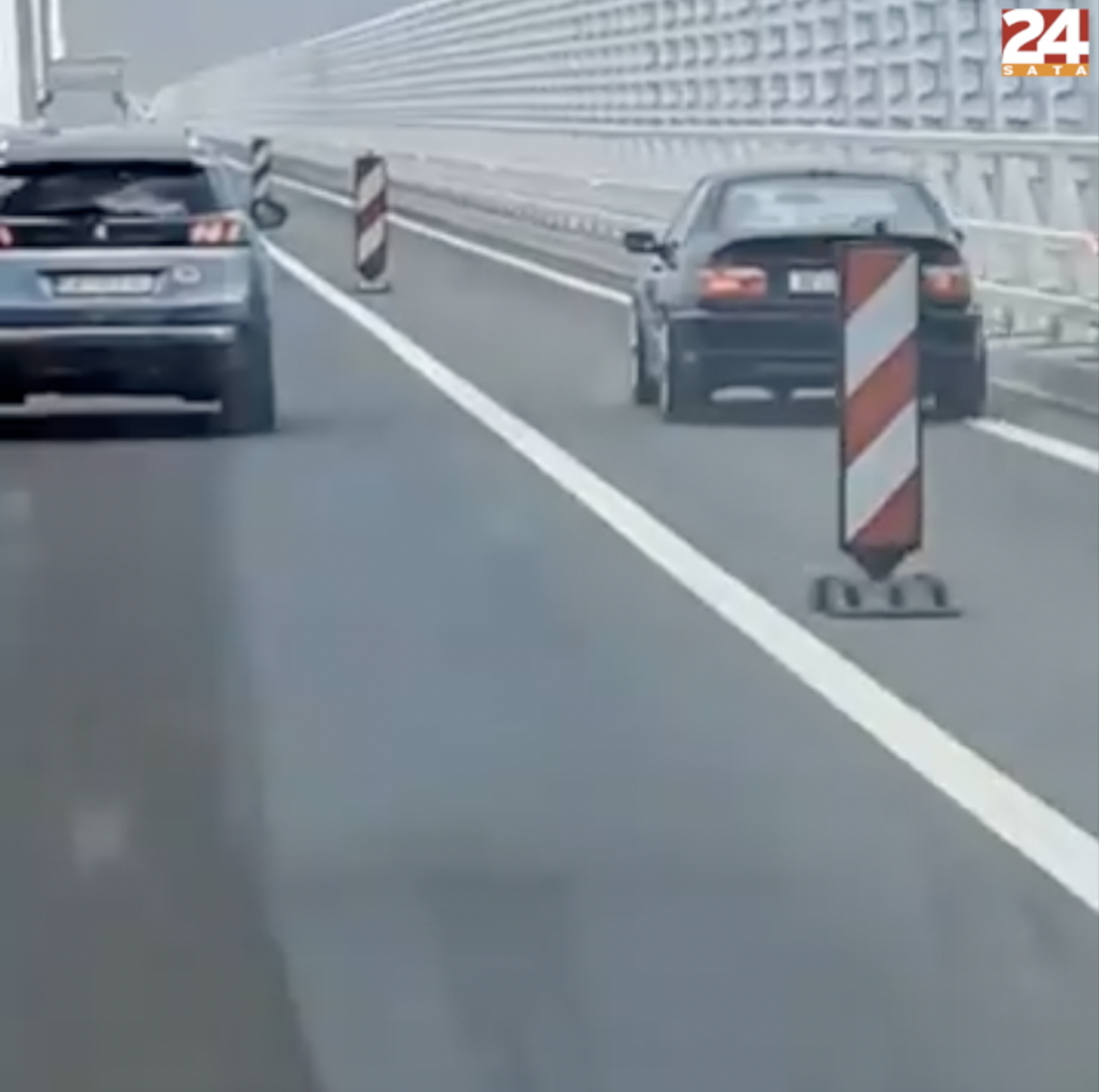 VIDEO Policija pronašla mladića (19) koji je divljao autom na Pelješkom mostu, dobio kaznu