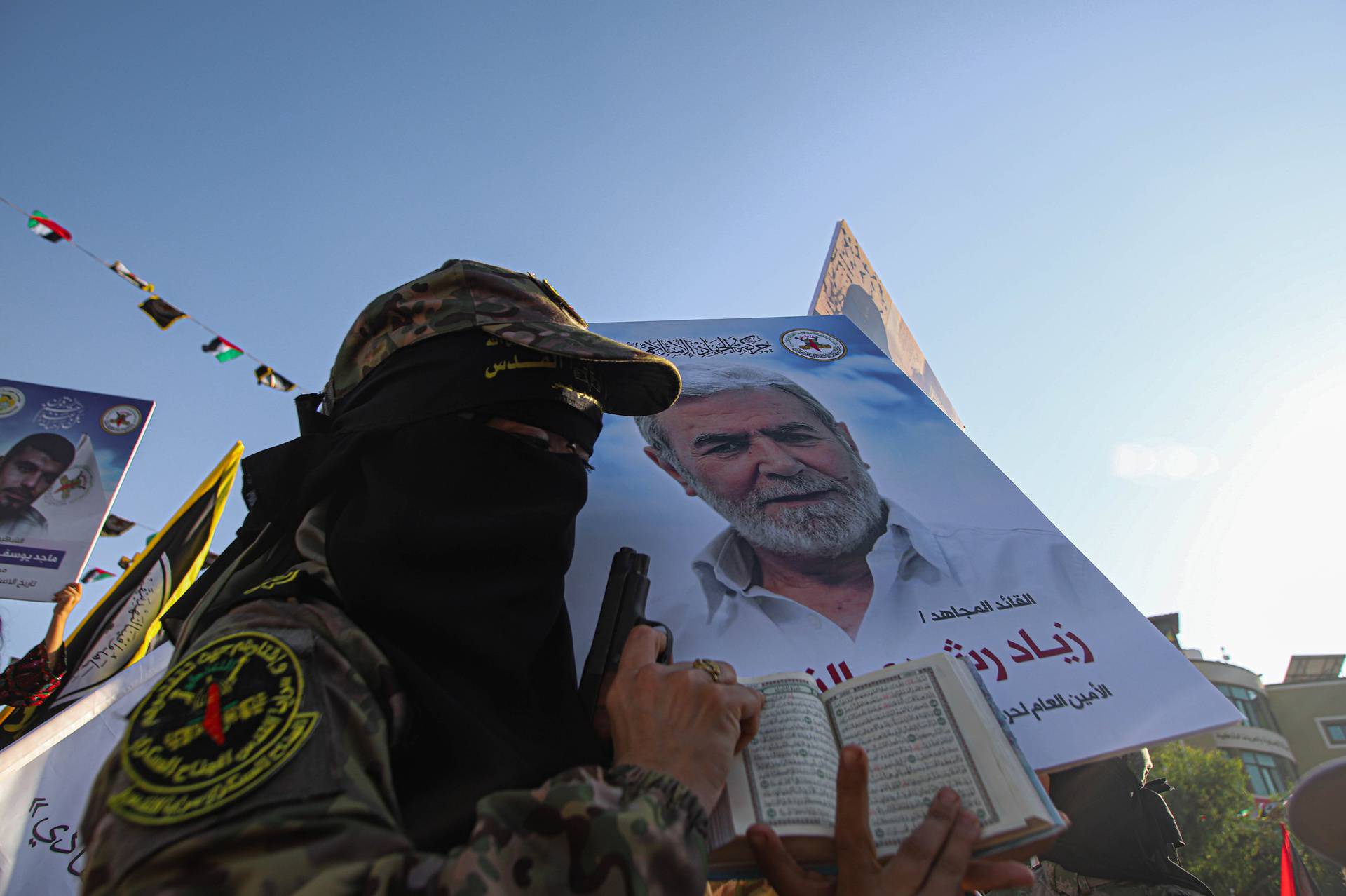 Anti-Israel Rally of Islamic Jihad supporters to mark the 36th anniversary of the movement's foundation, Gaza, Palestine - 07 Oct 2023