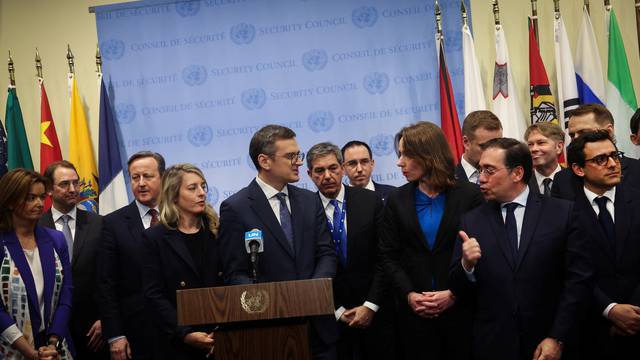 United Nations Security Council holds meeting on Ukraine ahead of 2nd anniversary of Russian invasion at U.N. headquarters in New York