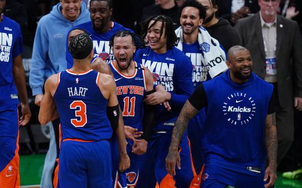 NBA: Playoffs-New York Knicks at Boston Celtics