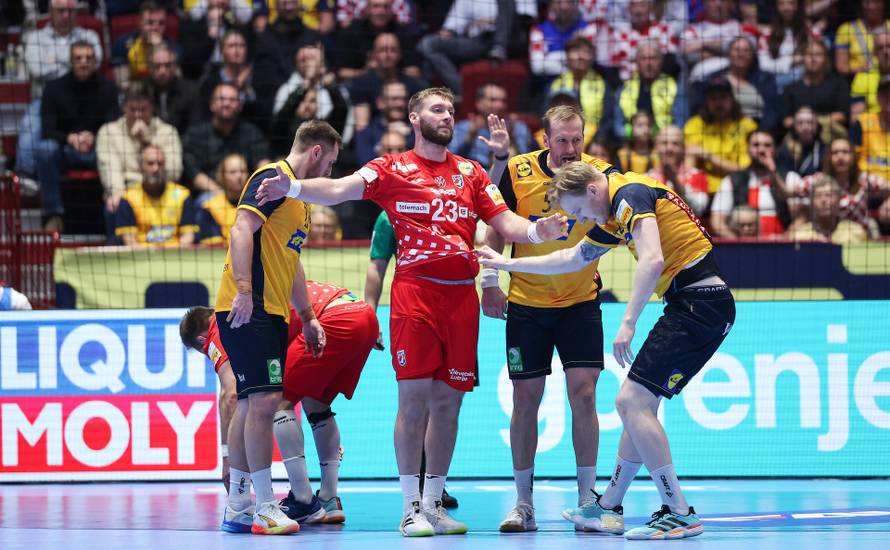 Susret Švedske i Hrvatske u prvom krugu EHF Europskog prvenstva