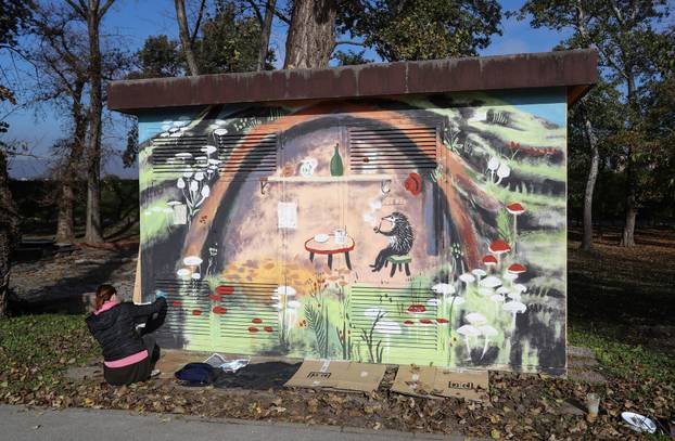 Ježeva kućica na Bundeku: Mural koji će uveseljavati sve