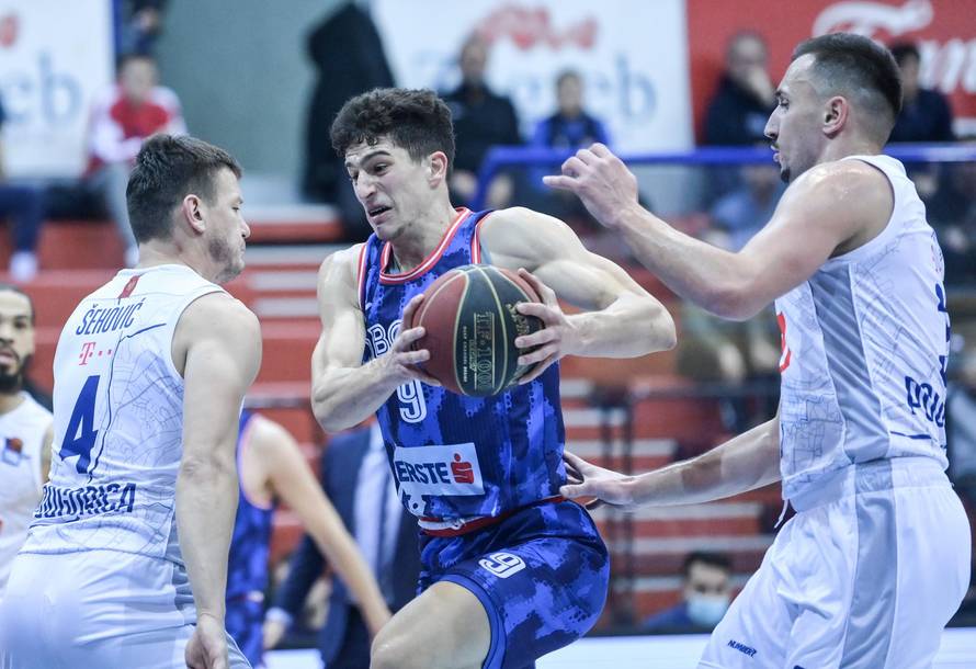 Zagreb: 11. kolo ABA košarkaške lige između Cibone i Budućnosti