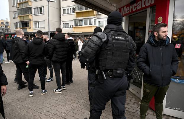 Ljubljana: Dolazak navijača na utakmicu Francuska - Hrvatska 