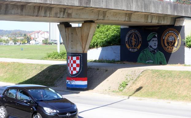 Karlovac: Uoči tridesete obljetnice Koranski most oslikan mural s likom Miše Hrastova