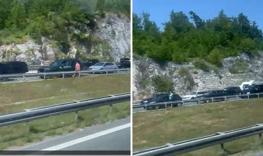VIDEO Kod Sv. Roka ljudi izlazili iz vozila zbog gu&zcaron;ve koja se stvorila: 'Nepregledna kolona'
