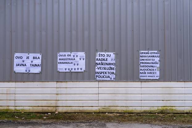 U Gospiću održan prosvjed radi odlaganja opasnog otpada 