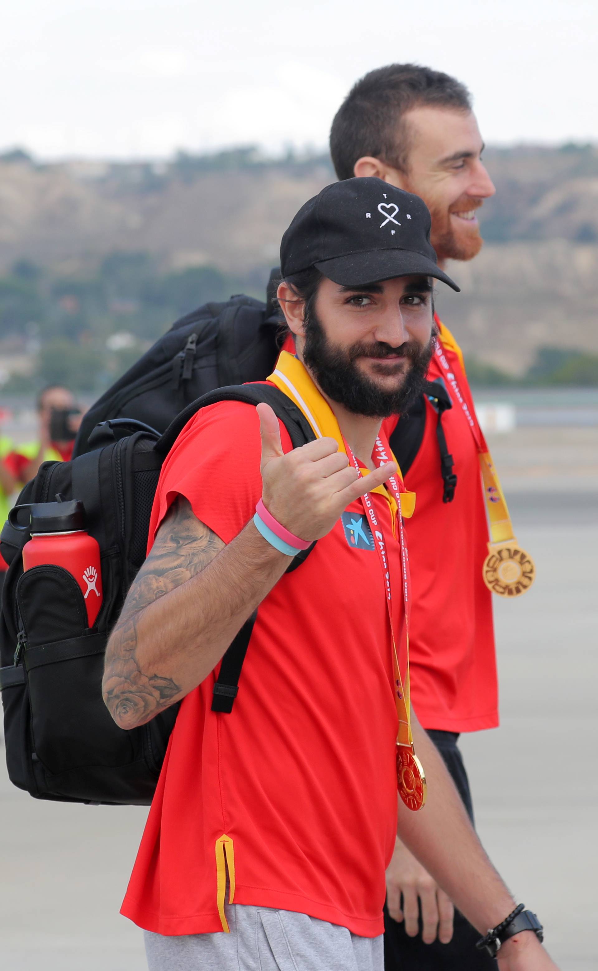 Spain celebrate their Basketball World Cup Win in Madrid