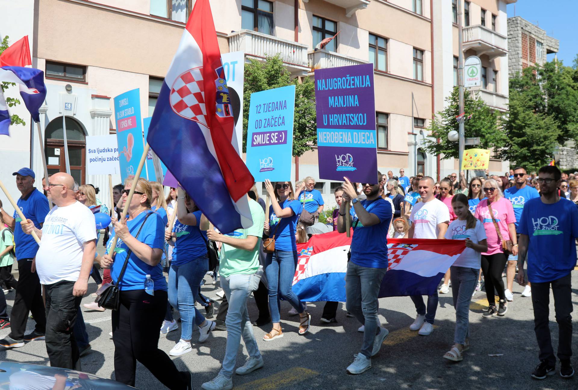 Knin po prvi puta domaćin Hoda za život, obitelj i Hrvatsku