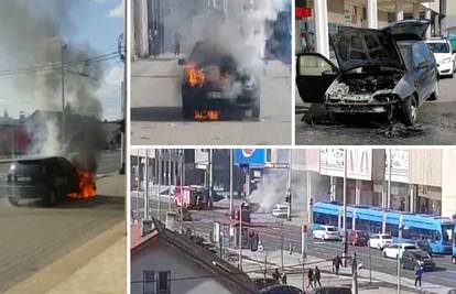 Buktinja u Zagrebu: Parkirani automobil zapalio se u Dubravi