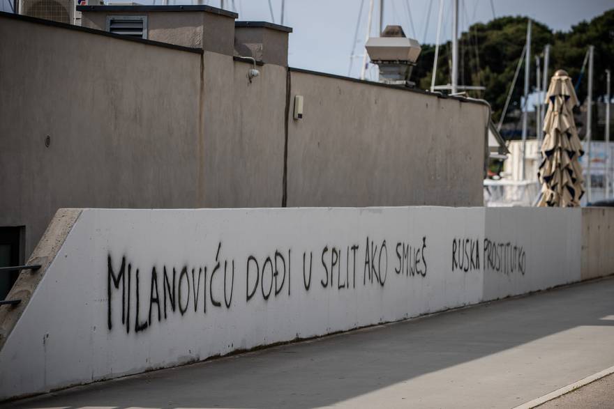 Split: Osvanuli su uvredljivi grafiti protiv predsjednika Milanovića