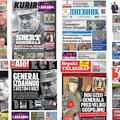 Naslovnice srpskih medija: 'Ubijen Mladi&cacute;!', 'Umro s krstom u ruci', 'Bog uzeo generala'