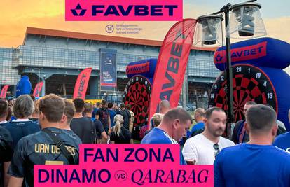 FAVBET fan zona na utakmici kvalifikacija za Ligu prvaka između Dinama i Qarabaga