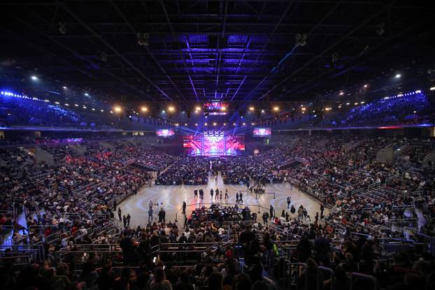 Zagreb: U Areni Zagreb pripreme pred veliko finale Supertalenta