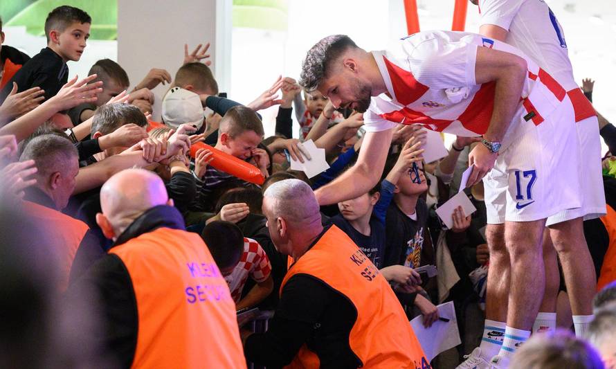 Zagreb: Ekskluzivno predstavljanje novih dresova hrvatske nogometne reprezentacije