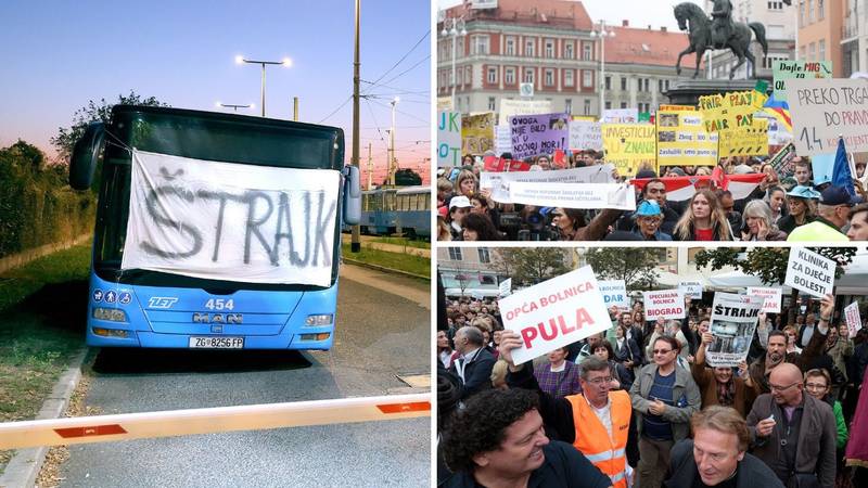 Štrajkovi koji su tresli Hrvatsku: Neki trajali gotovo dva mjeseca
