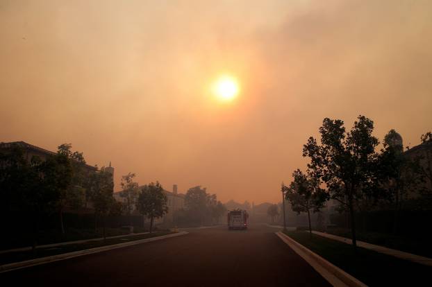 Silverado Fire in California