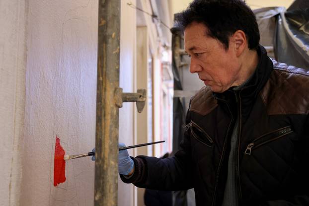 Zadar: Počela izrada murala s likom Luke Modrića