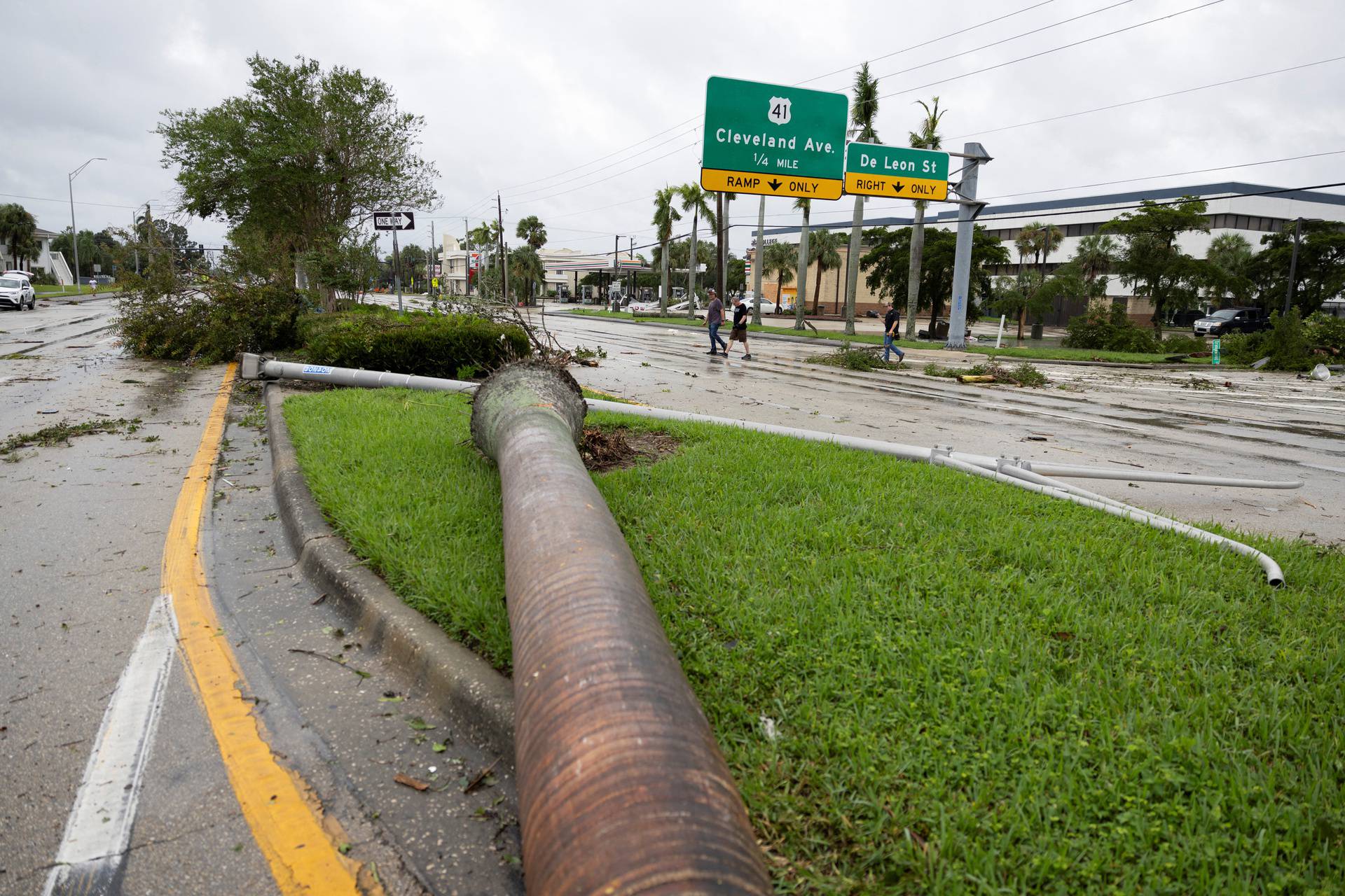 Hurricane Milton approaches Fort Myers, Florida