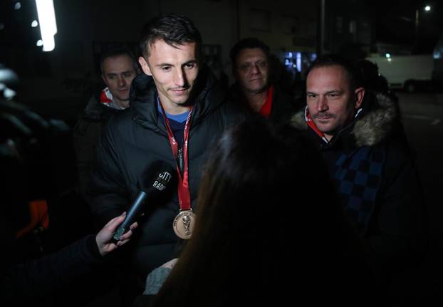 Doček za nogometaše Marcela Brozovića i Antu Budimira u Velikoj Gorici