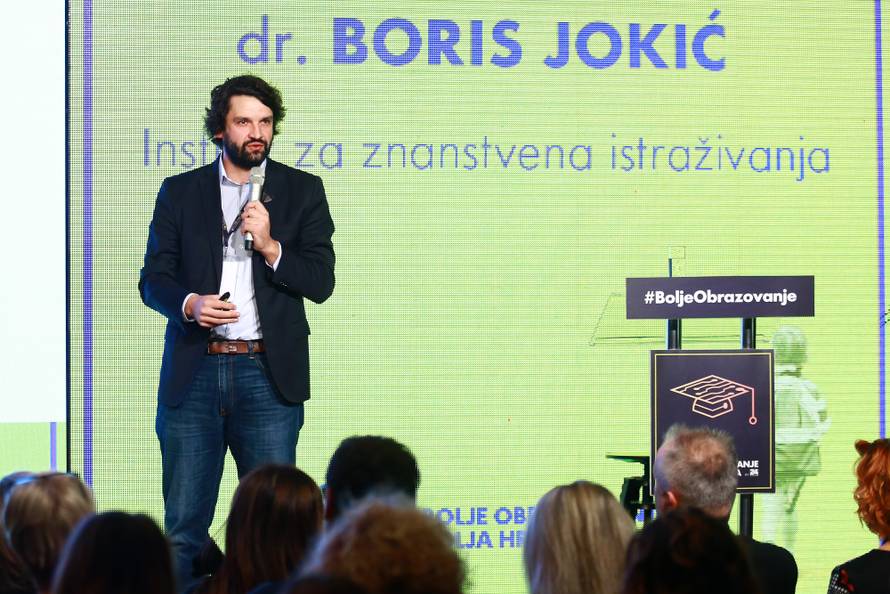 Zagreb: Bolje obrazovanje, bolja Hrvatska, predavanje Borisa Jokica