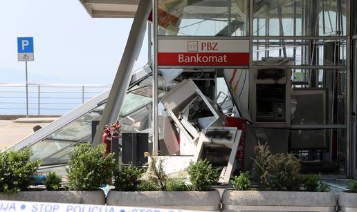 Eksplozija probudila Riječane: Razbojnici raznijeli bankomate