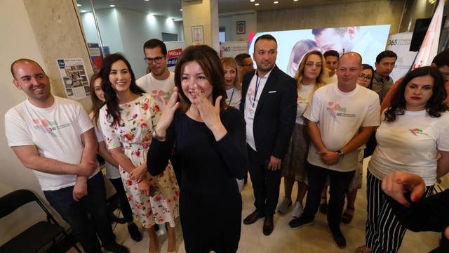 Zagreb: DoÄek izbornih rezultata u stoÅ¾eru BM 365 - Stanka rada i solidarnosti
