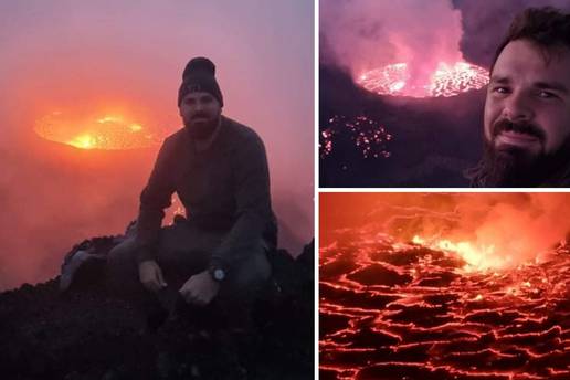 'Par sati prije erupcije bio sam na vrhu vulkana. Avionom sam napustio Kongo u zadnji čas'