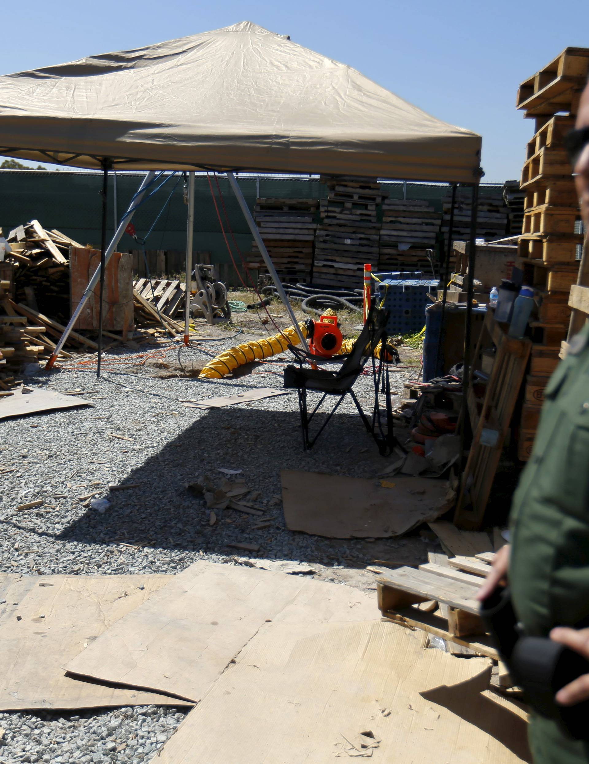 Cross-border tunnel between Mexico and the United States discovered in Otay Mesa, California