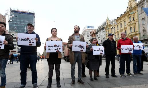 Na prosvjedu zbog presude Šešelju okupilo se 30-ak ljudi