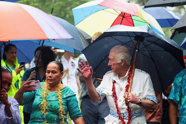 Britain's King Charles and Queen Camilla visit Samoa
