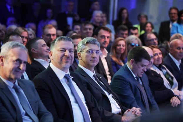 Rijeka: Premijer Plenković na proslavi 36. godišnjice osnutka HDZ-a