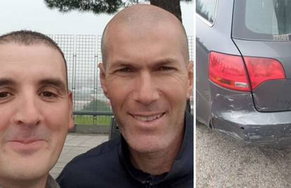 Zidane mu razbio automobil, a on ga zamolio za fotografiju...