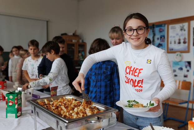 Pobjednicki party u sklopu projekta Chef skole u osnovnoj skoli Nikola Tesla u Rijeci.