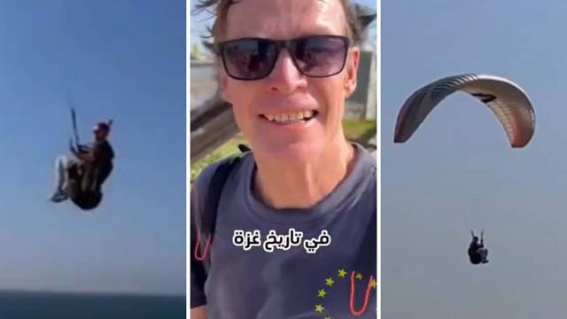 Diplomat EU-a na udaru: Ljetos paraglajderom letio iznad Gaze, sad  kritizira Izrael zbog napada
